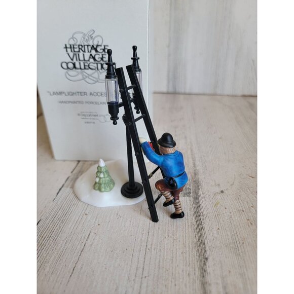 Dept 56 55778 lamplighter accessory set village Xmas home decor - Picture 1 of 7